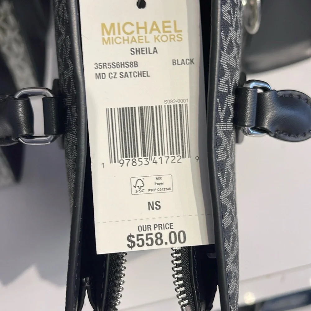 Michael Kors Sheila Medium Ombré Signature Logo Satchel
Black
NWT - Picture 6 of 16
